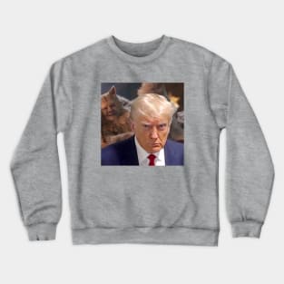 Trump Mugshot / Dench Crewneck Sweatshirt